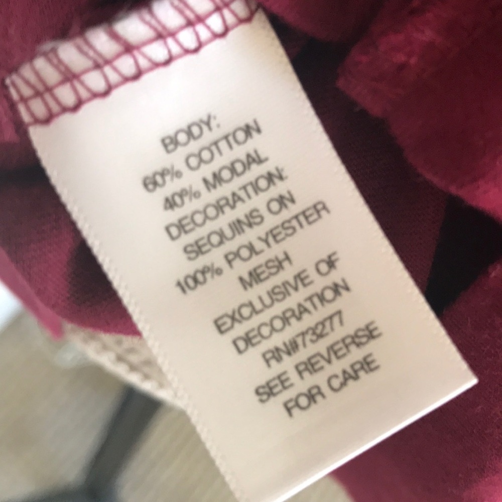 New Simply Vera Wang Sequin Tunic - image 7